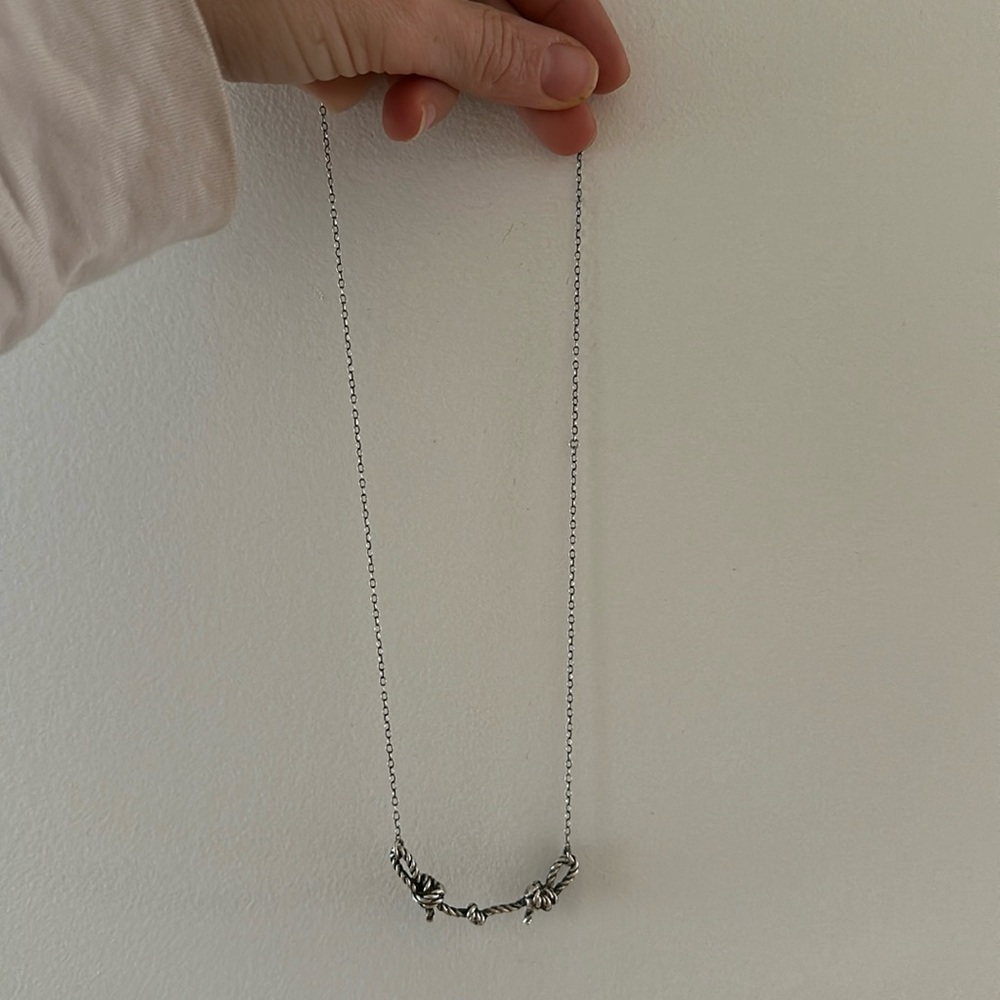 Sunday’s Best Sterling Silver Rope Necklace